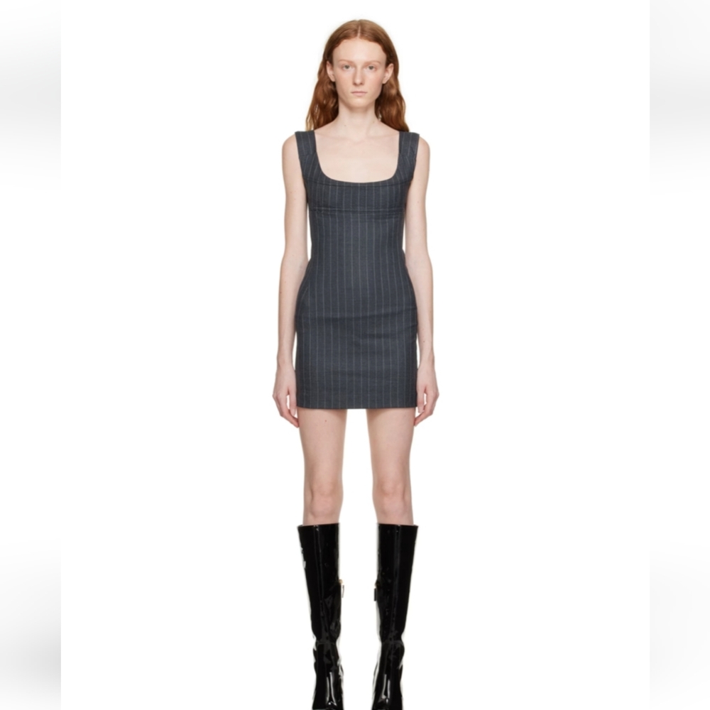 MIAOU Gray Vivi Mini dress